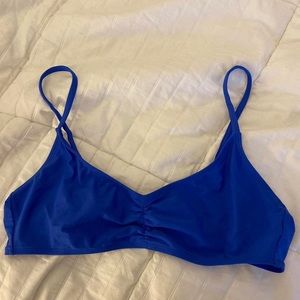 Royal blue bikini top